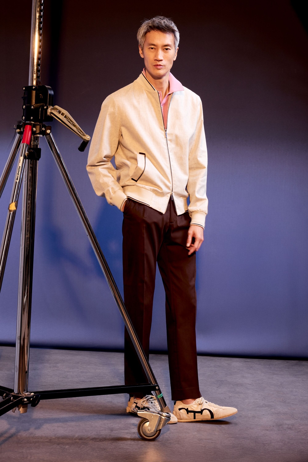 INITIALS INSIGNIA DEPORTIVA DE NYLON Y SERRAJE