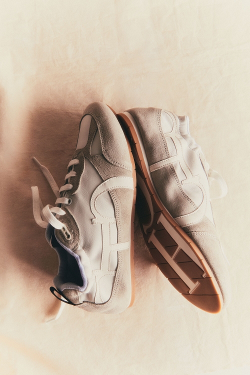 INITIALS INSIGNIA LEATHER AND SUEDE RUNNERS