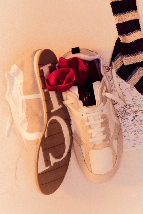 INITIALS INSIGNIA LEATHER AND SUEDE RUNNERS