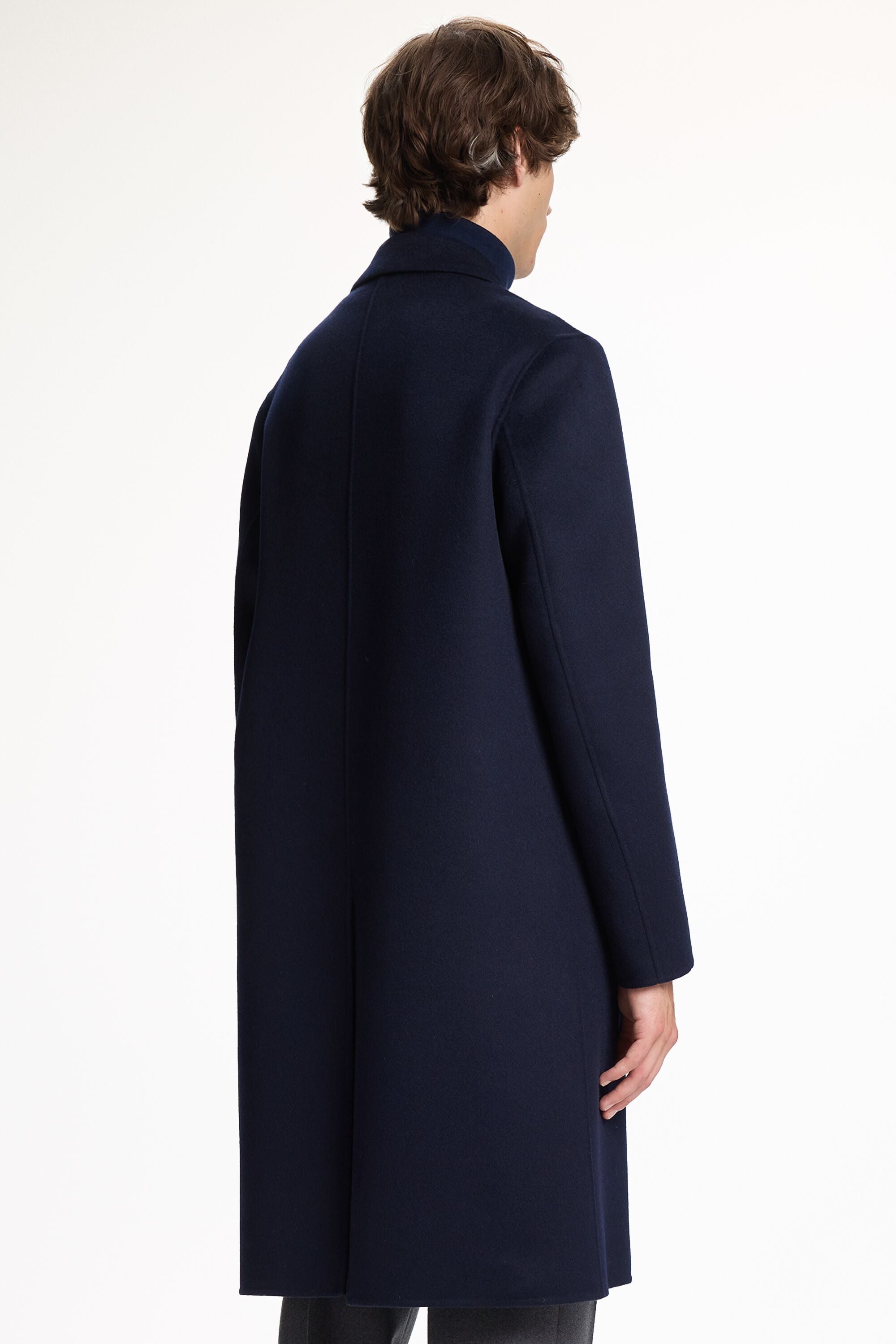 ジャケット・アウター CAROL SHOPPE GRANPA WOOL COAT NAVY レディース CAROL SHOPPE GRANPA WOOL COAT NAVY