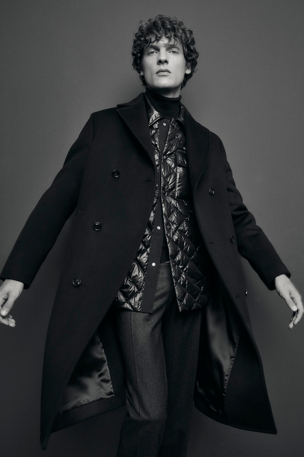 WOOL DOUBLE-BREASTED COAT