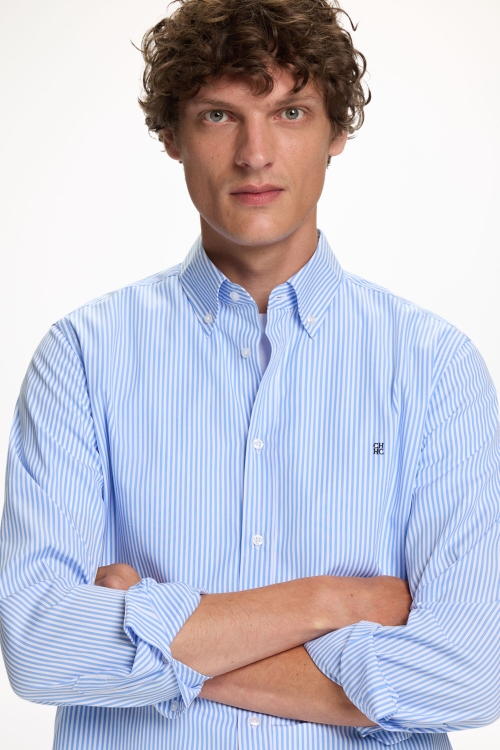 CANDY STRIPE POPLIN SHIRT