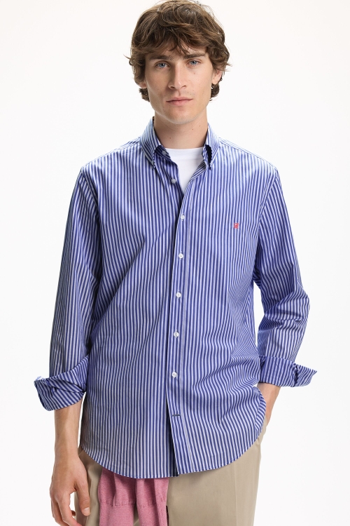 CANDY STRIPE POPLIN SHIRT