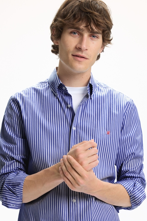 CANDY STRIPE POPLIN SHIRT