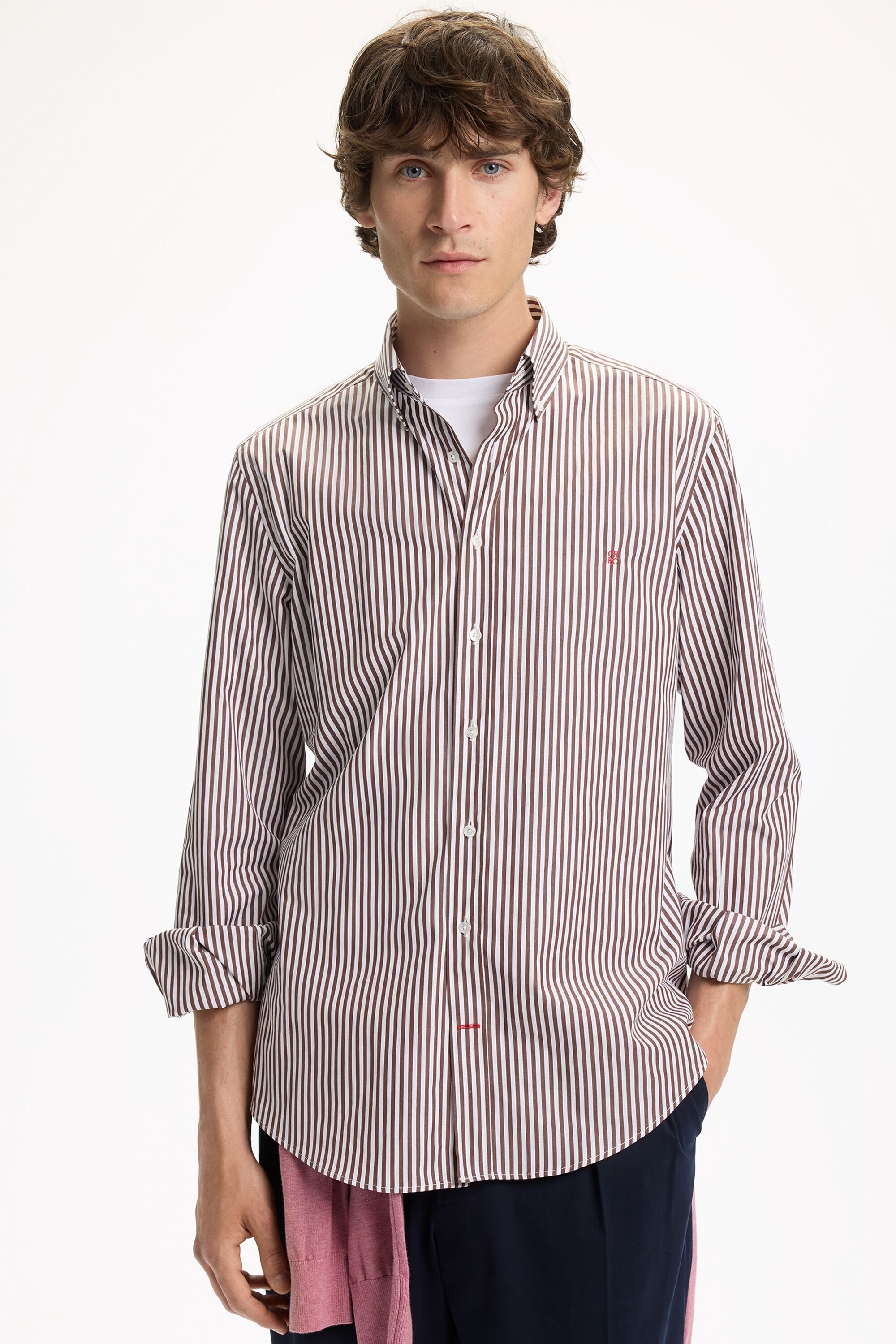 Candy Stripe Poplin Shirt