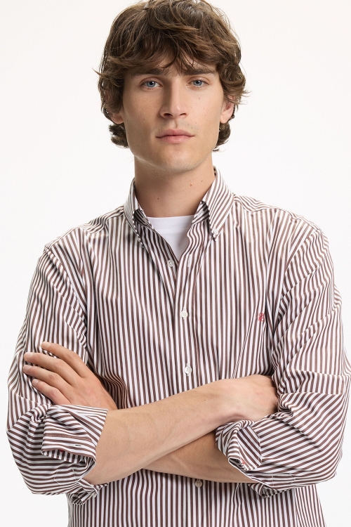 CANDY STRIPE POPLIN SHIRT