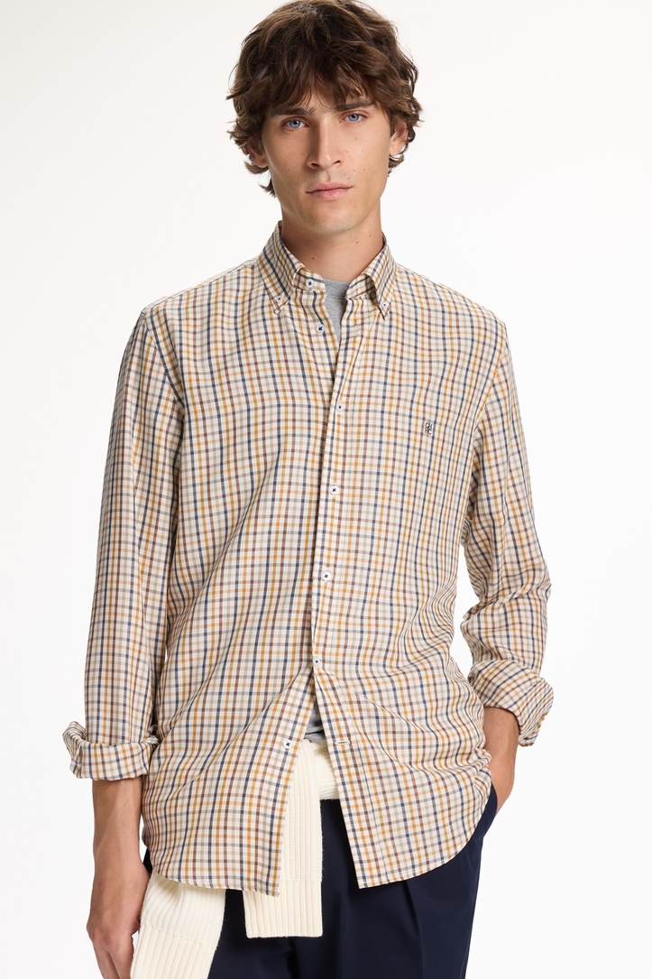 Checked Lyocell Shirt