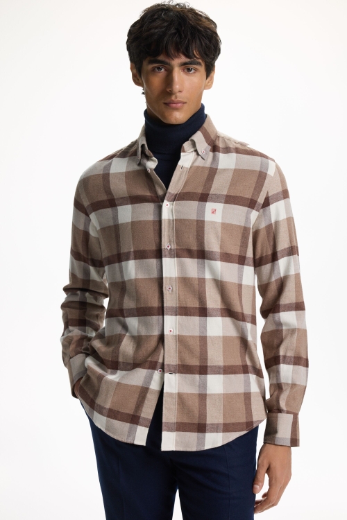 CHECKED FLANNEL SHIRT