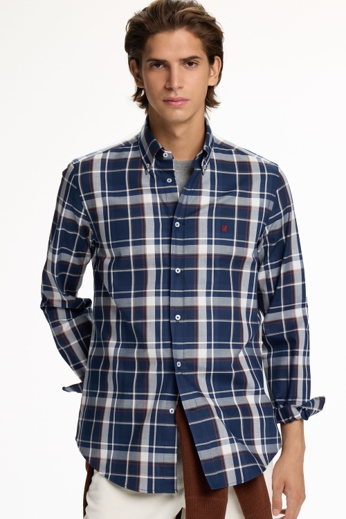 CHECKERED TWILL SHIRT