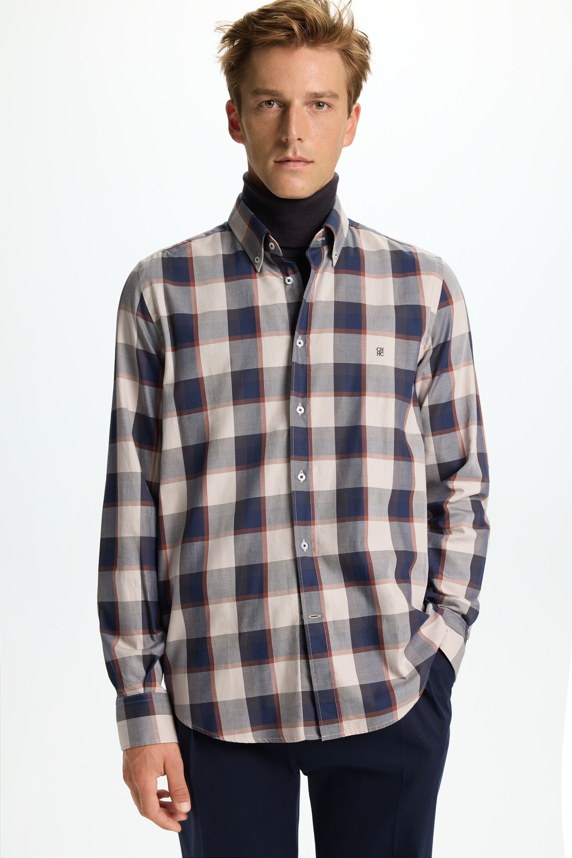 Checked Twill Shirt