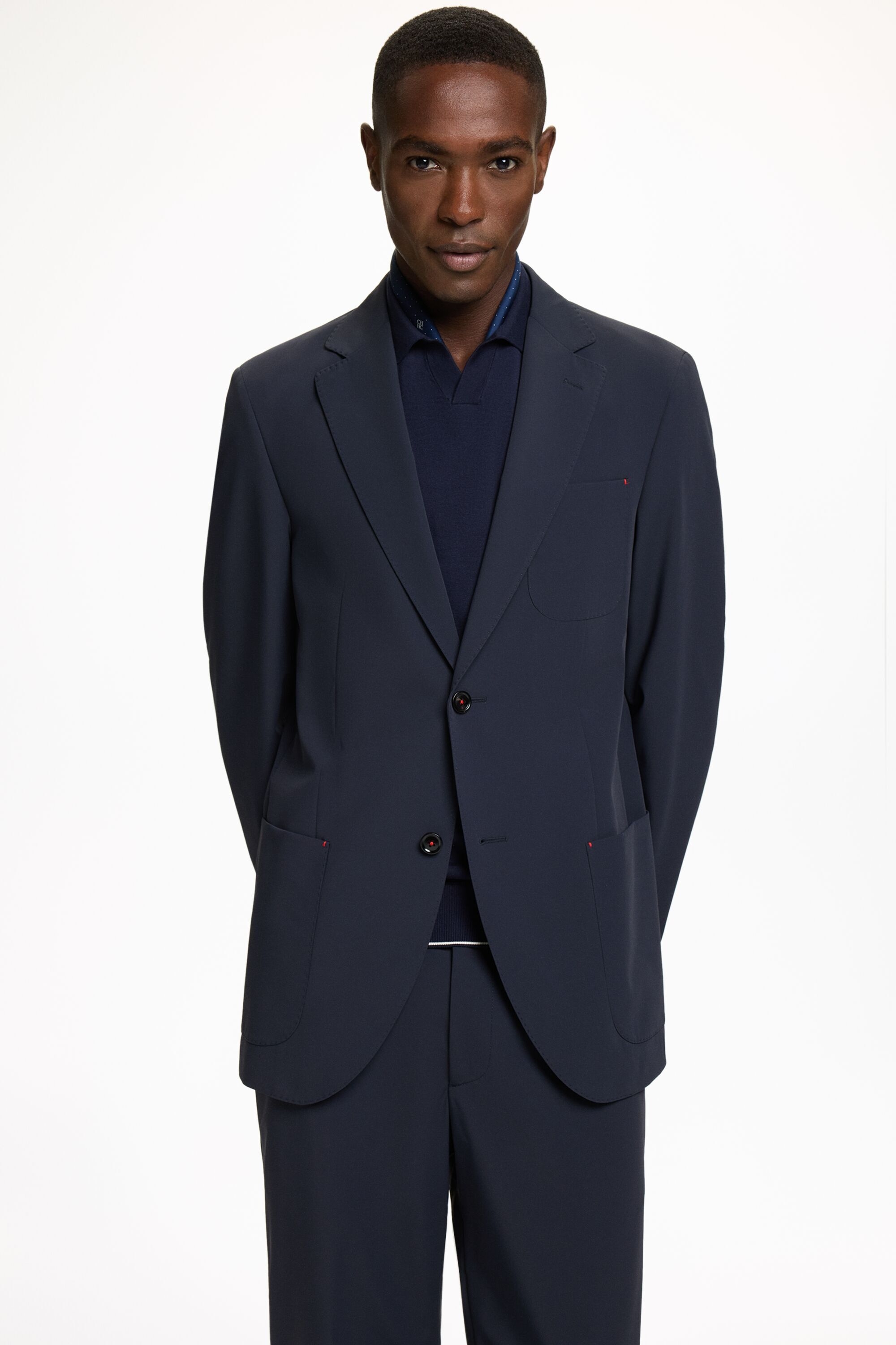 Chaqueta de Traje Relaxed Fit de Nylon Técnico