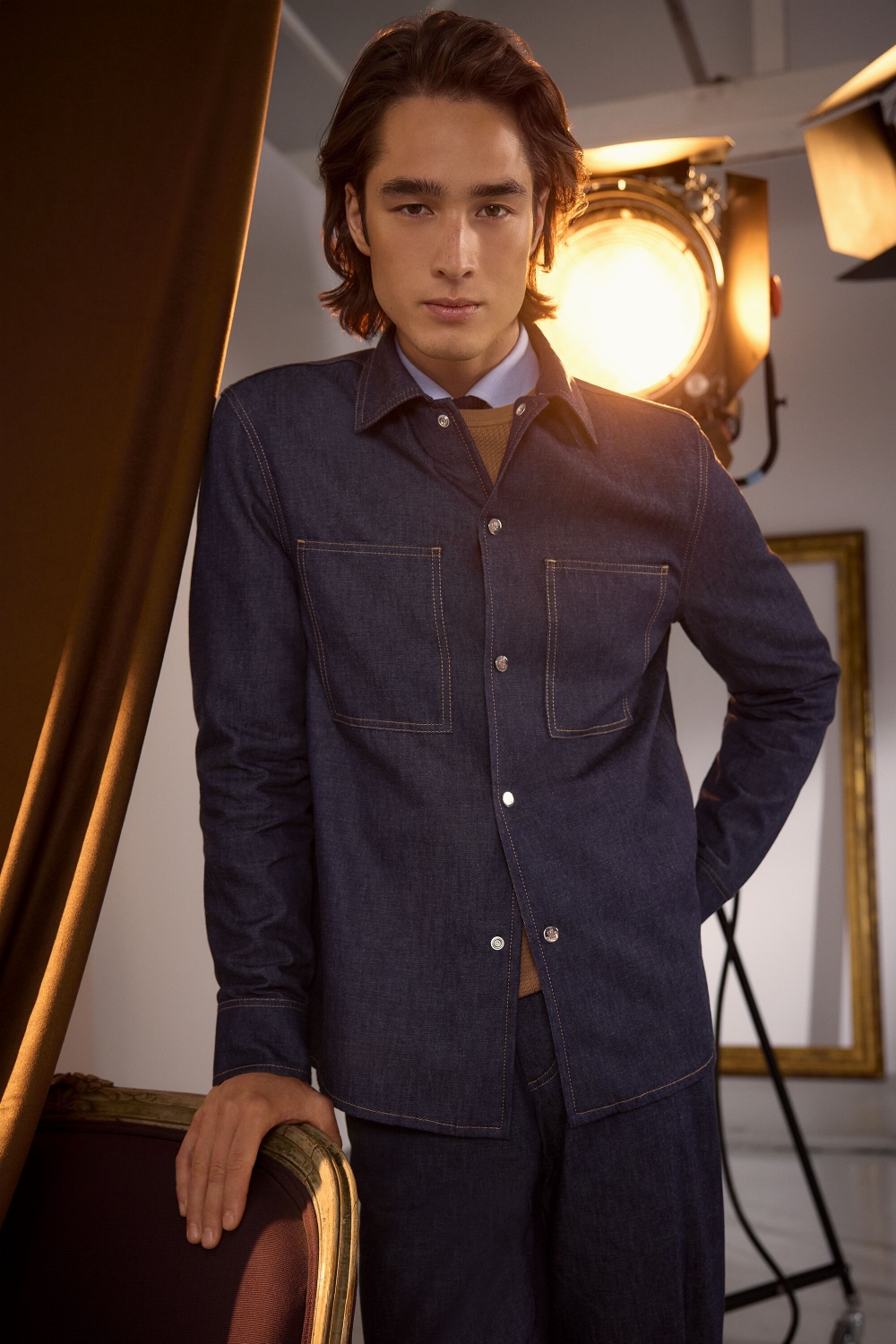 DENIM OVERSHIRT