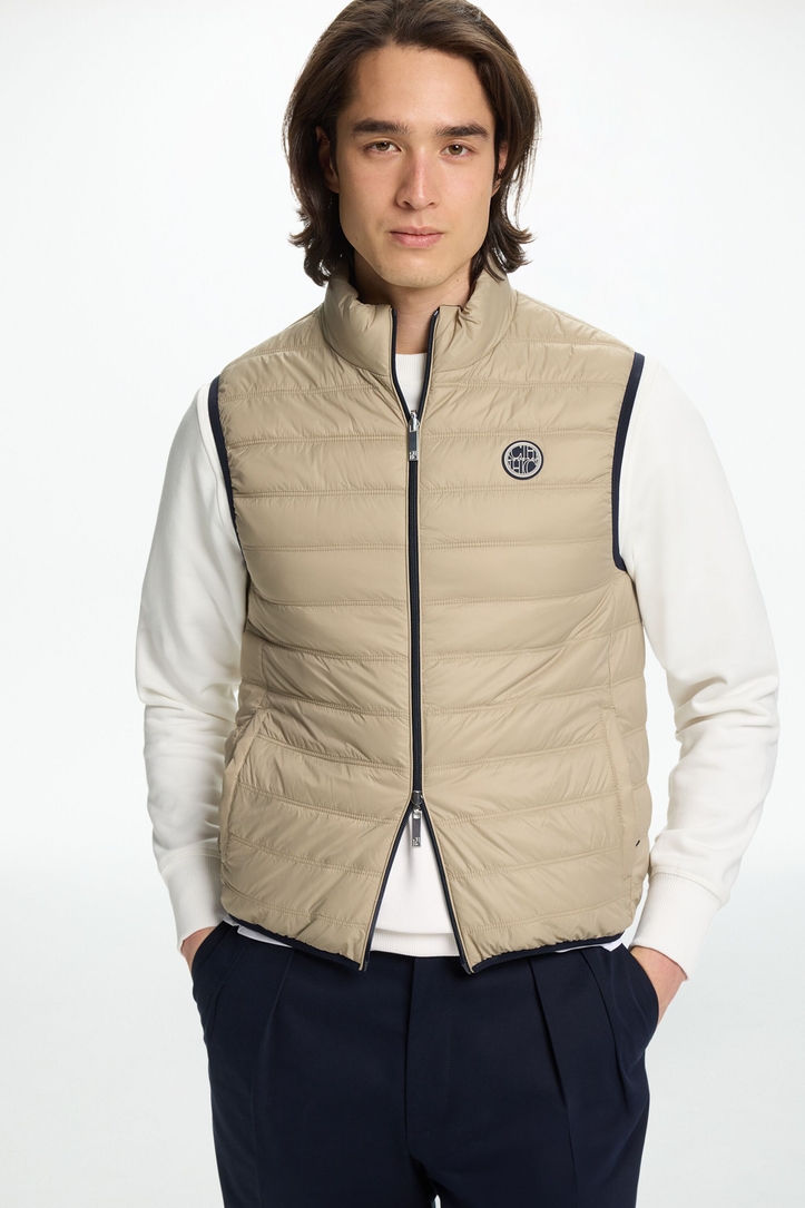 Quilted Technical Nylon Reversible Vest
