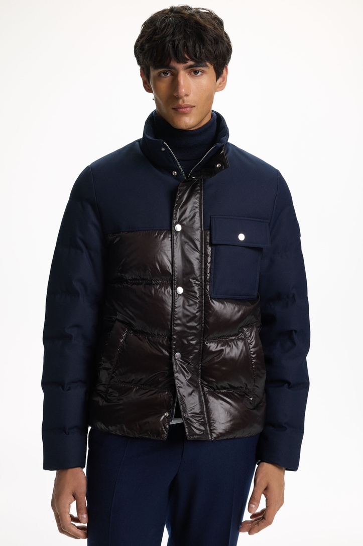 Down-Quilted Nylon Jacket