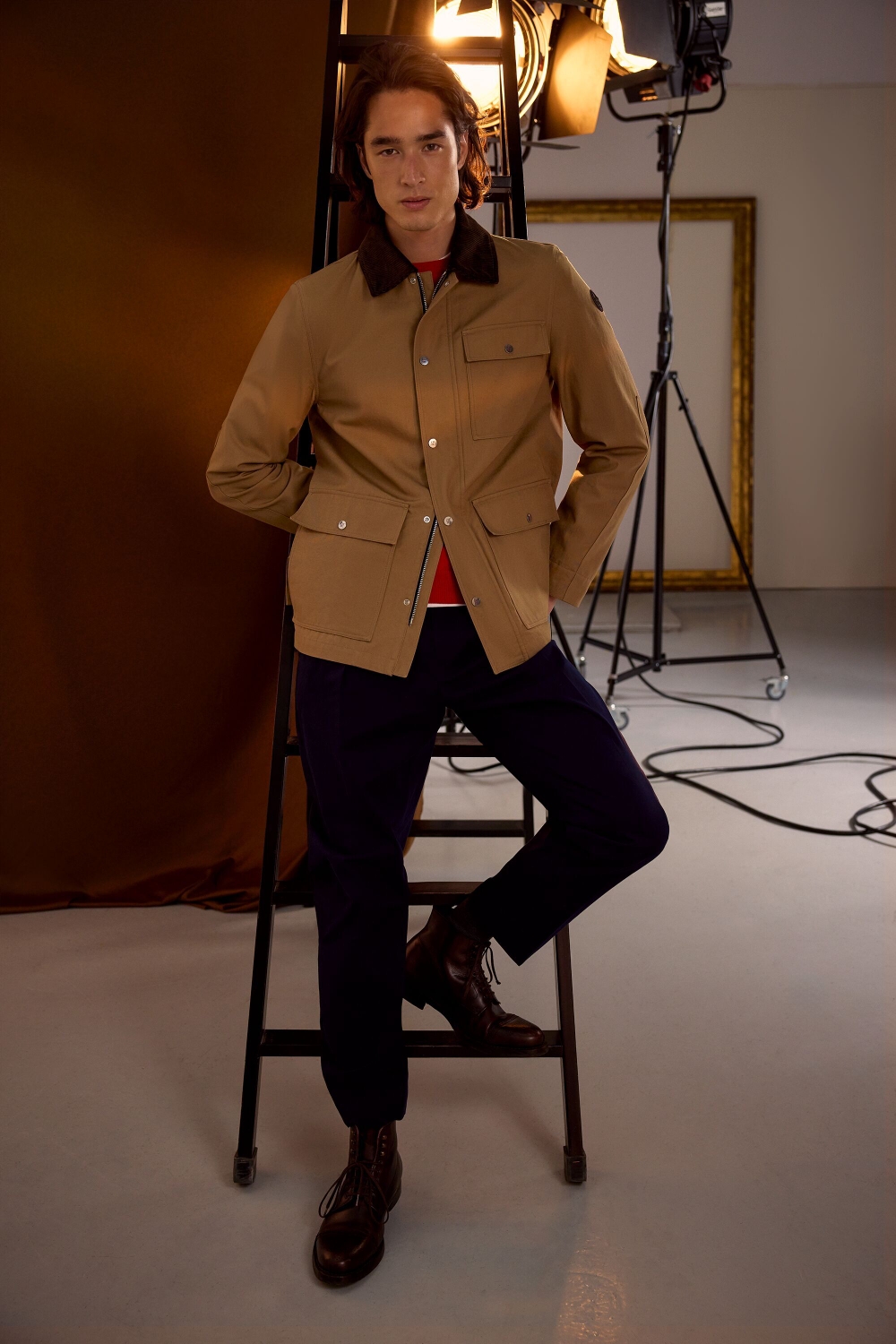 CAZADORA SAHARIANA DE LONA