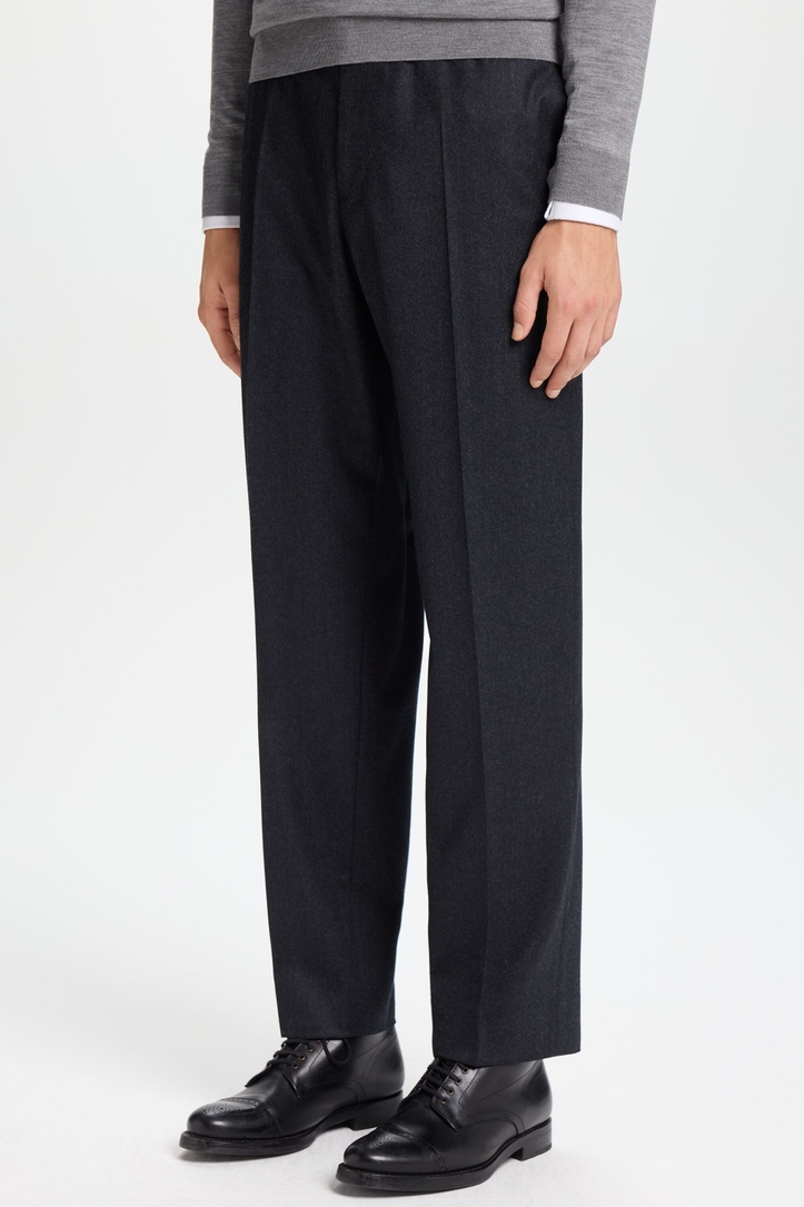 Wool Flannel Relaxed Fit Pants