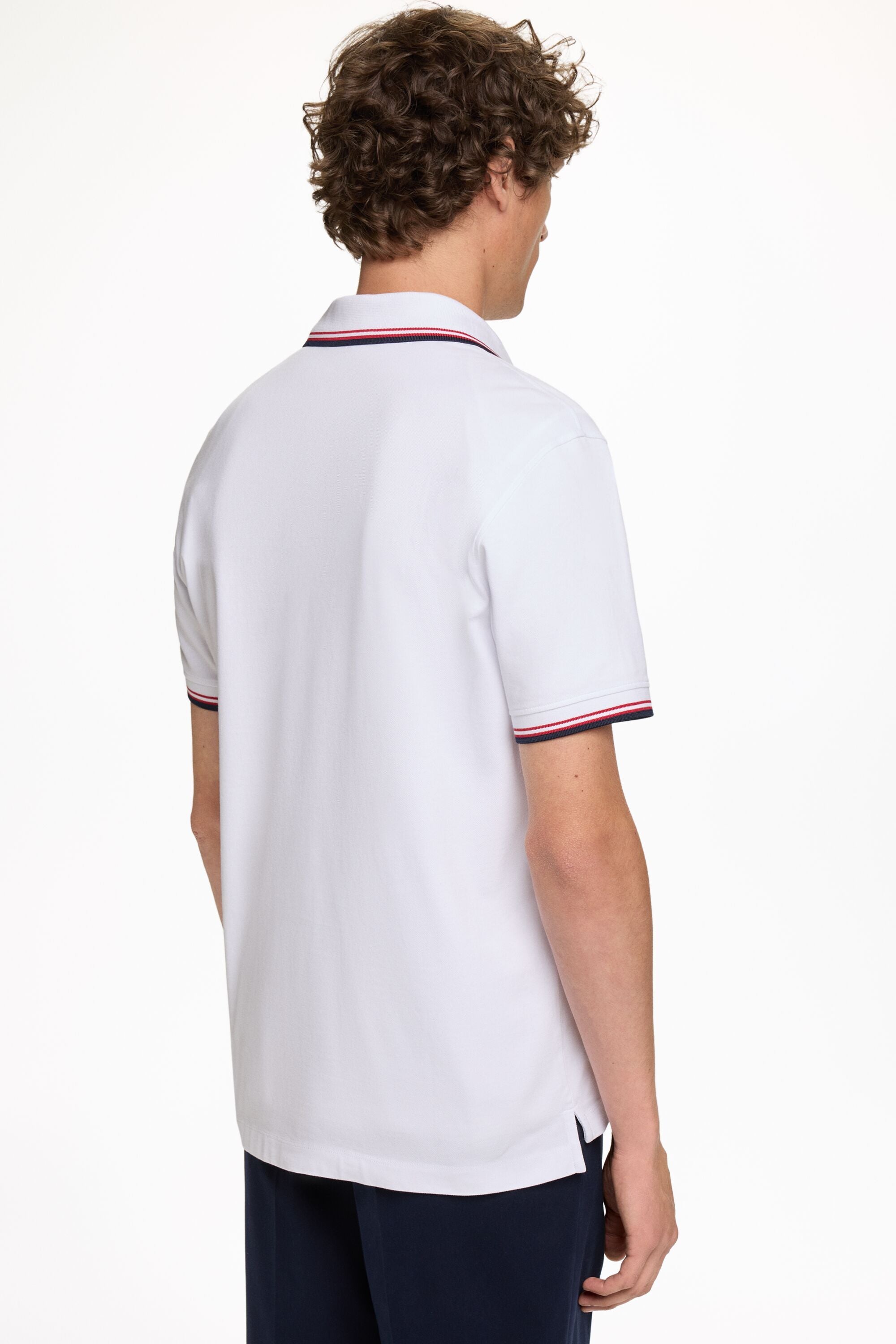 トップス Herlipto Pique Polo Knit Top white Herlipto Pique Polo Knit Top
