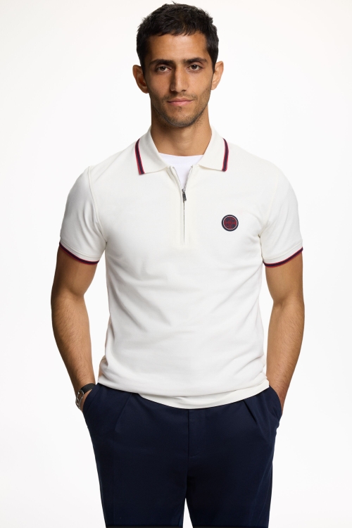 POLO DE PIQUÉ CON CREMALLERA