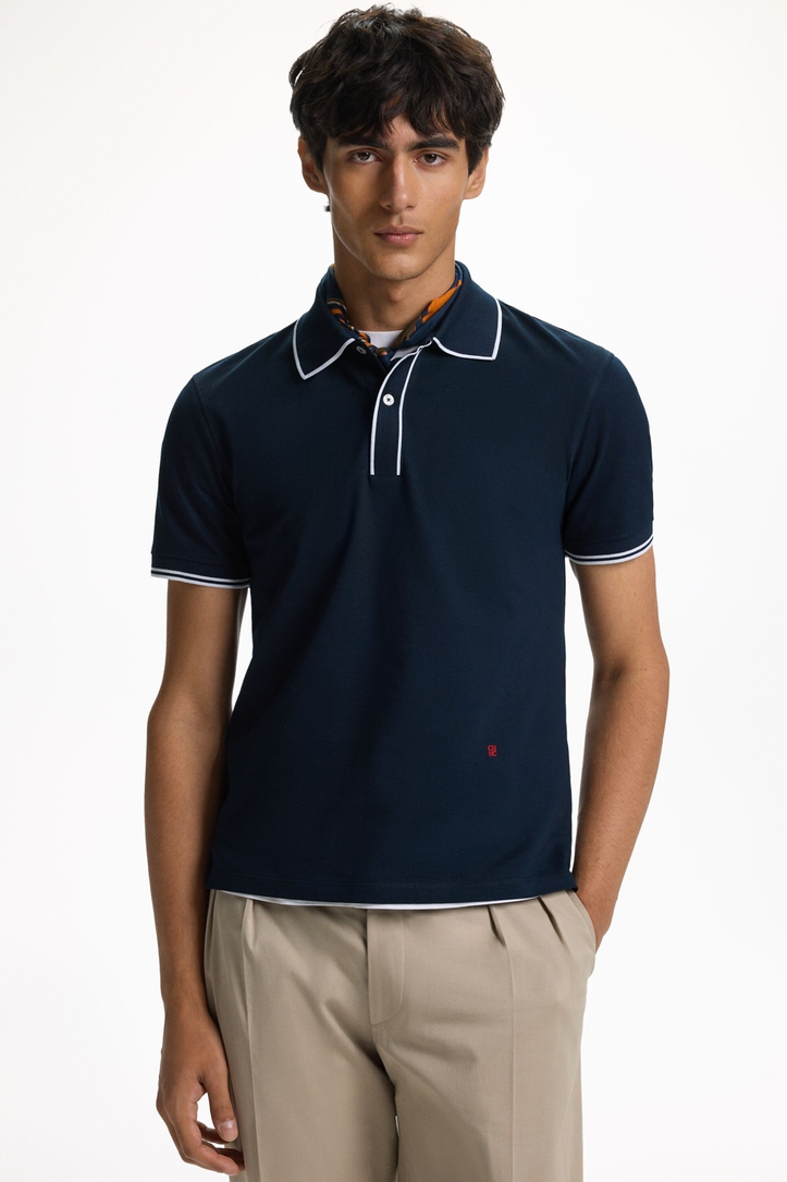 Mercerized Piqué Polo Shirt