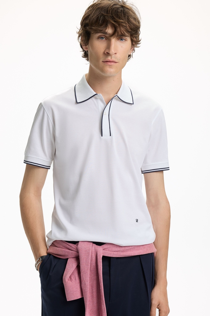 Mercerized Piqué Polo Shirt