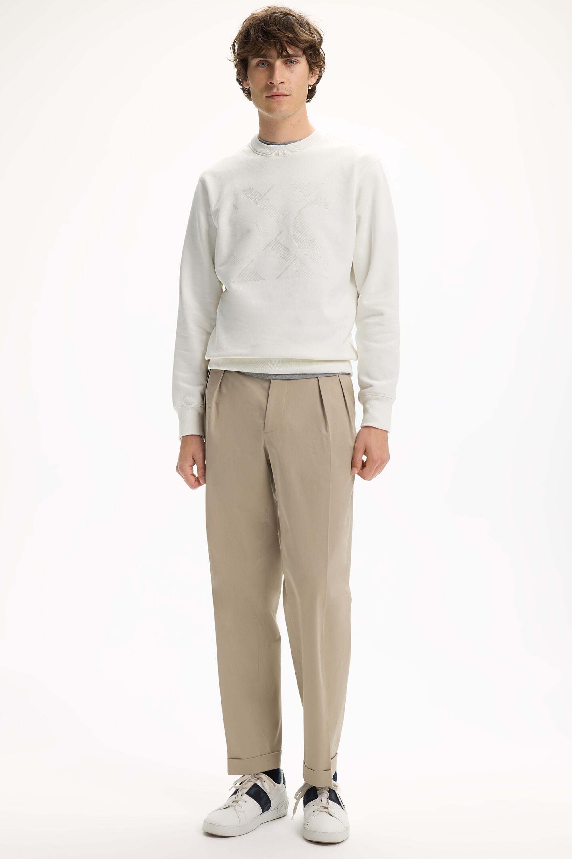 【新品】RUMCHE High Neck Sweat Tops / white Only lettuce edge high neck ribbed top in white | ASOS