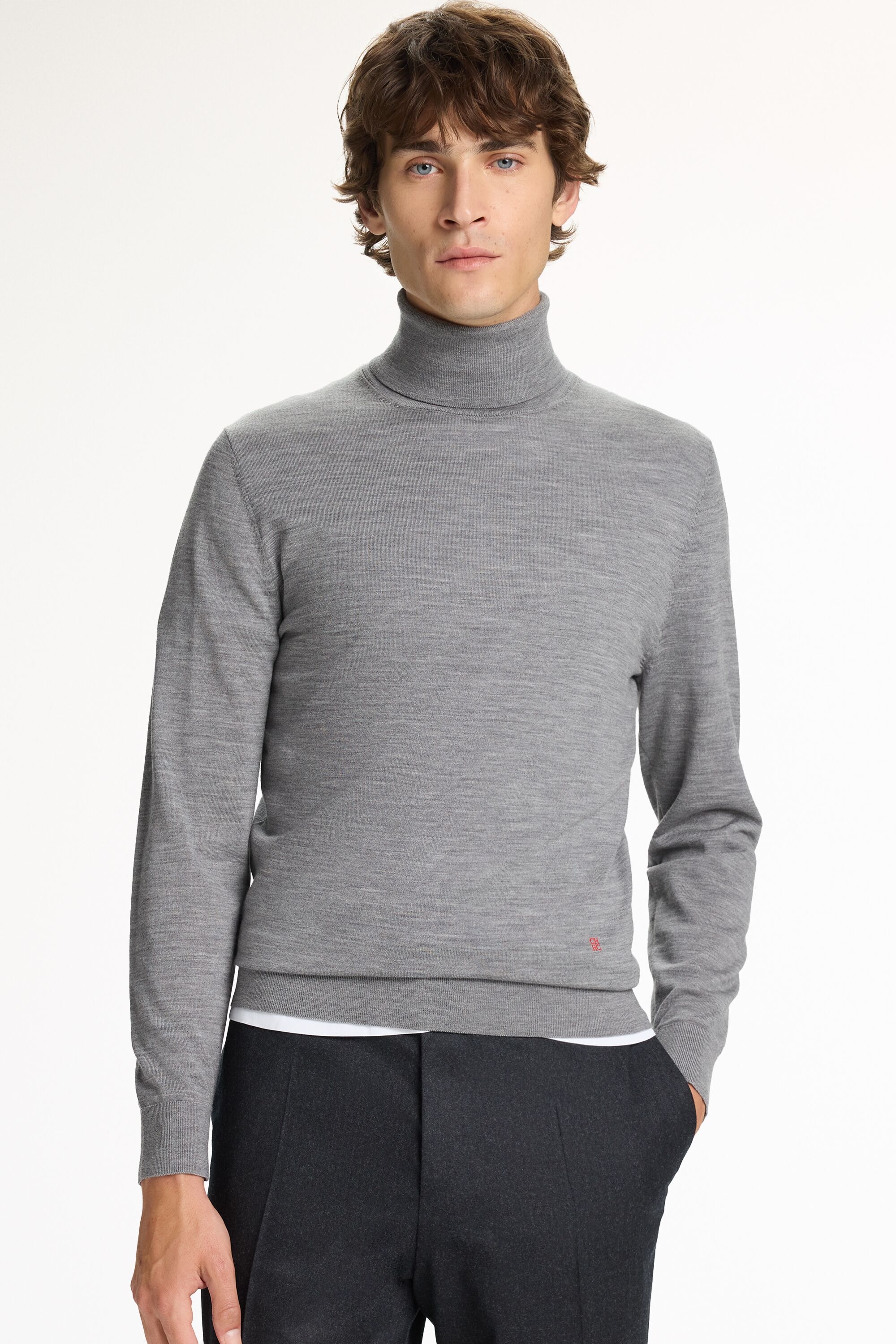 Merino Wool Turtleneck Sweater