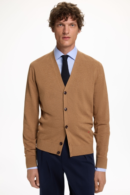 GASSED COTTON CARDIGAN