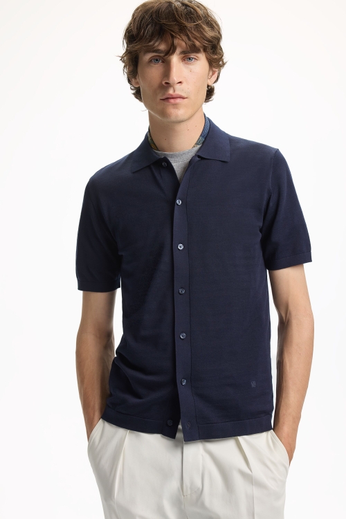 SILK KNIT SHIRT