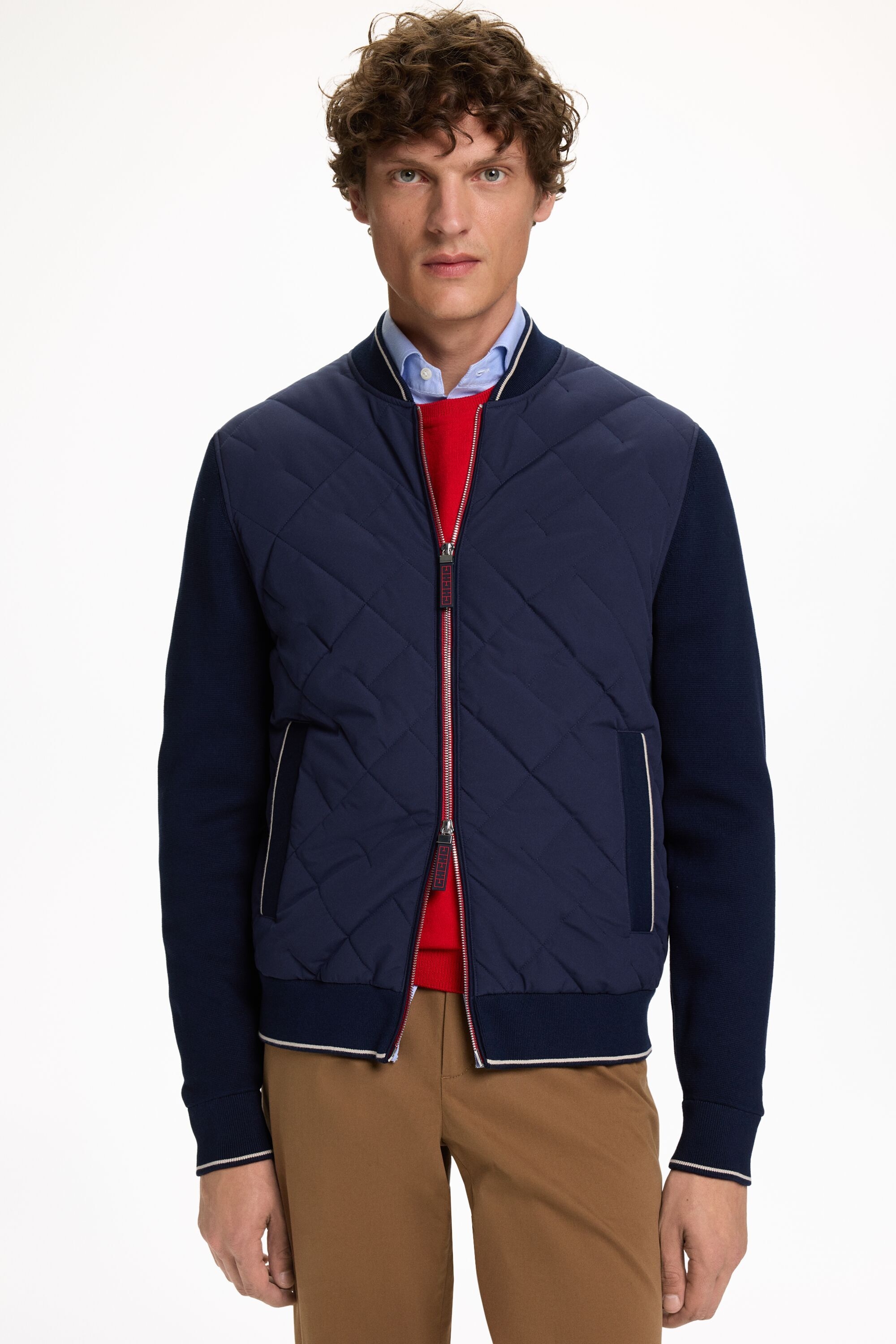 Knit and CH 2020 Quilted Nylon Cardigan