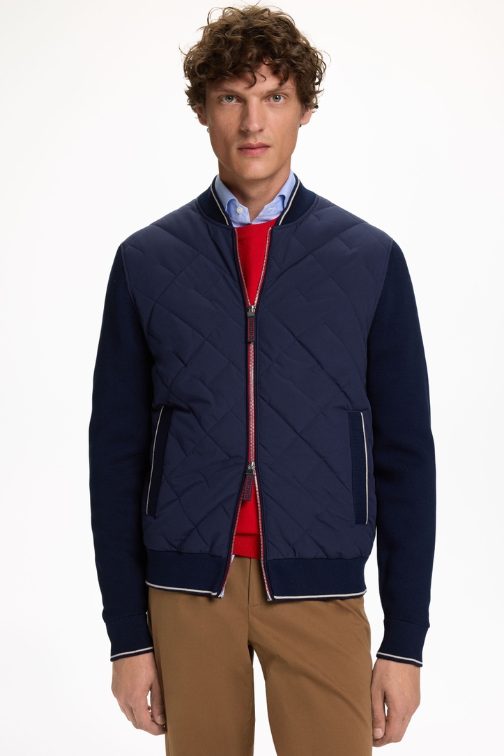 Knit and CH 2020 Quilted Nylon Cardigan