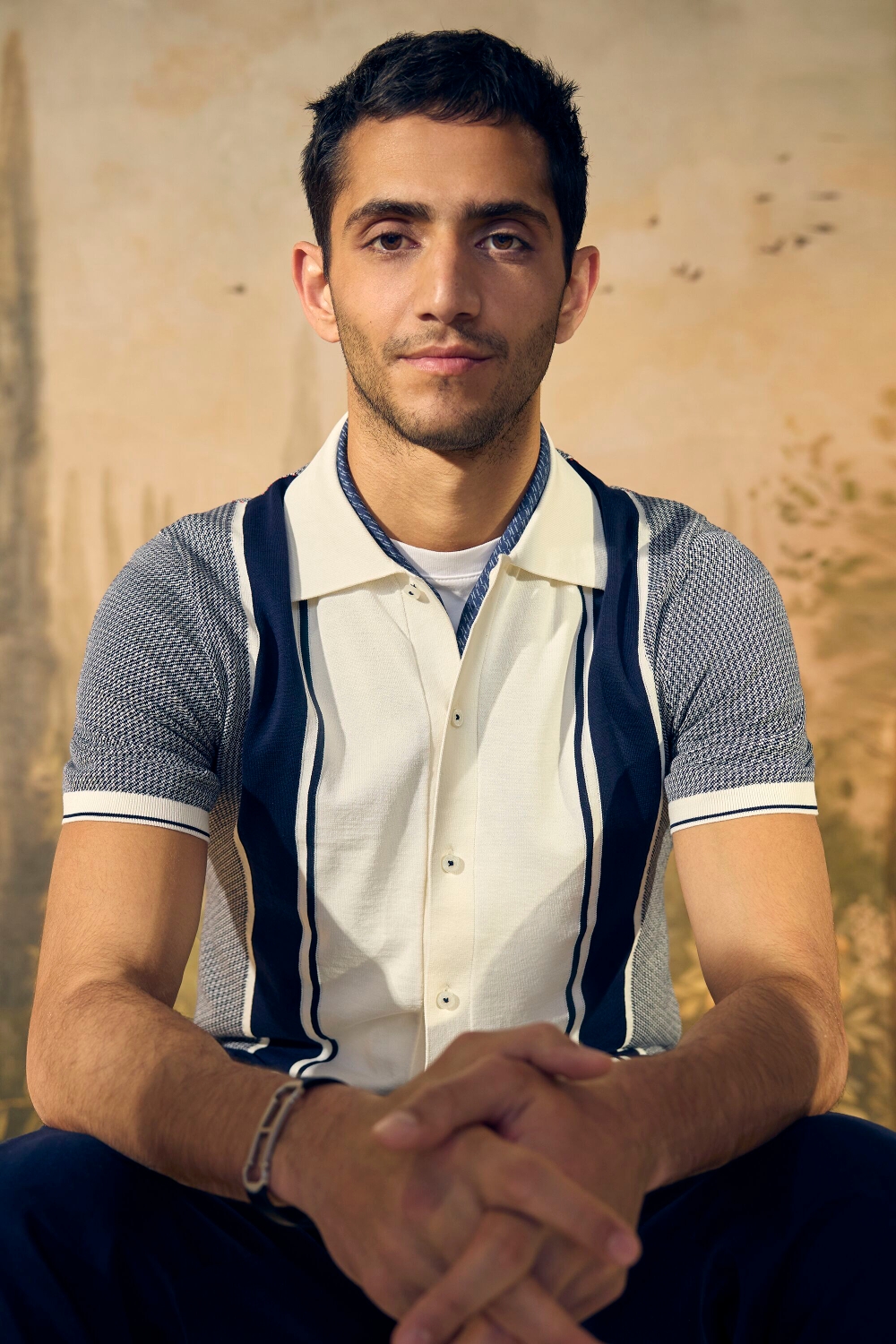 STRIPED KNIT SHIRT