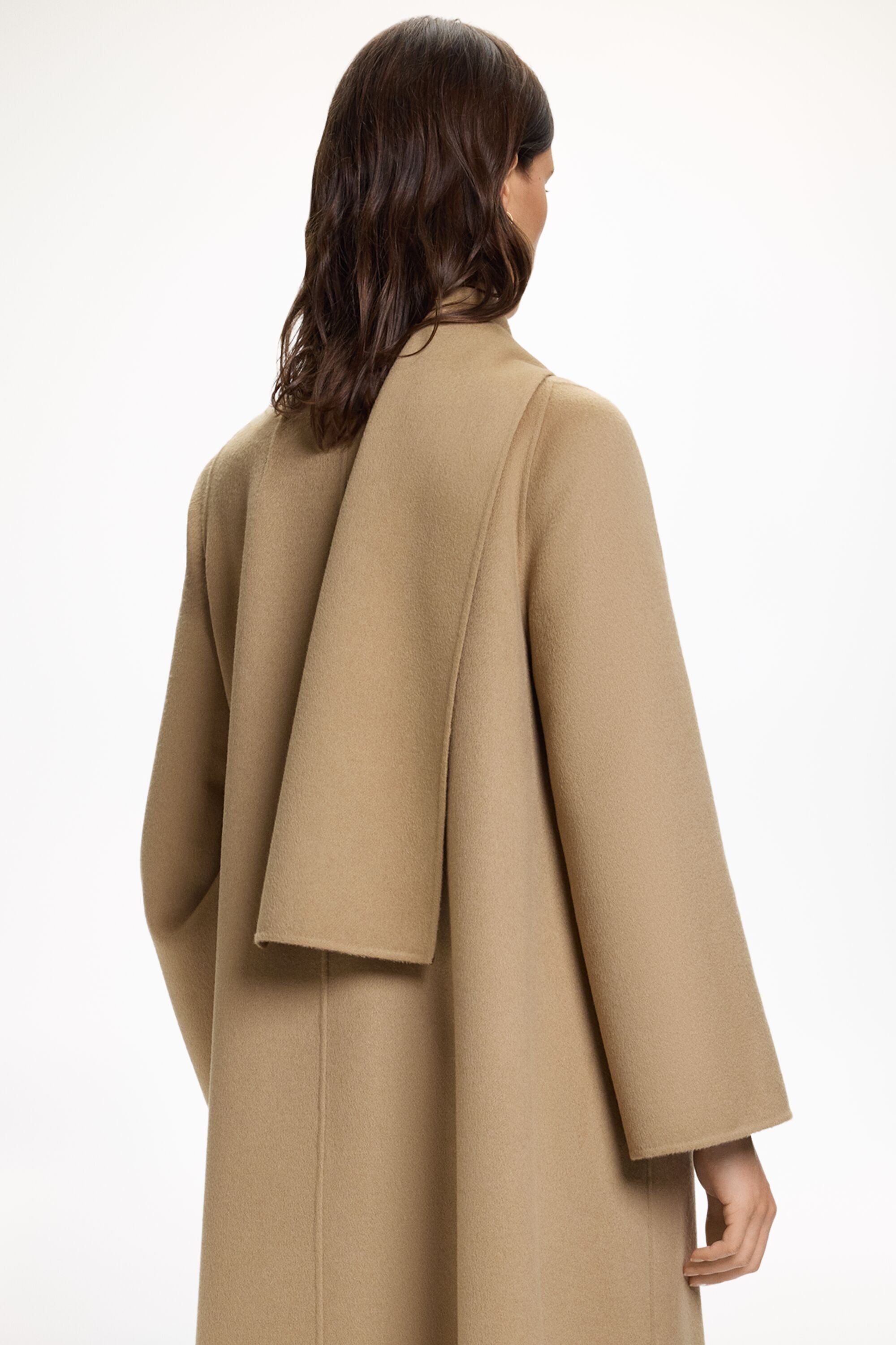 ★ Hamilton Wool  Dress Coat moca Herlipto Hamilton Wool River Dress Coat