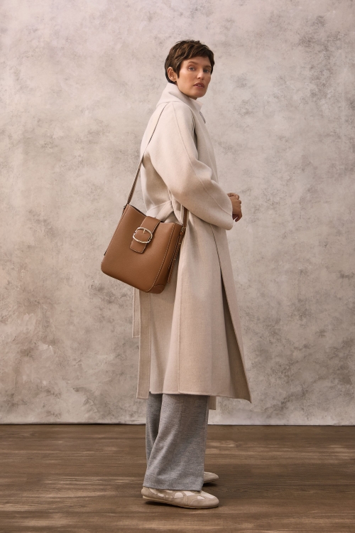 ABRIGO EVASÉ DE LANA DOBLE FAZ