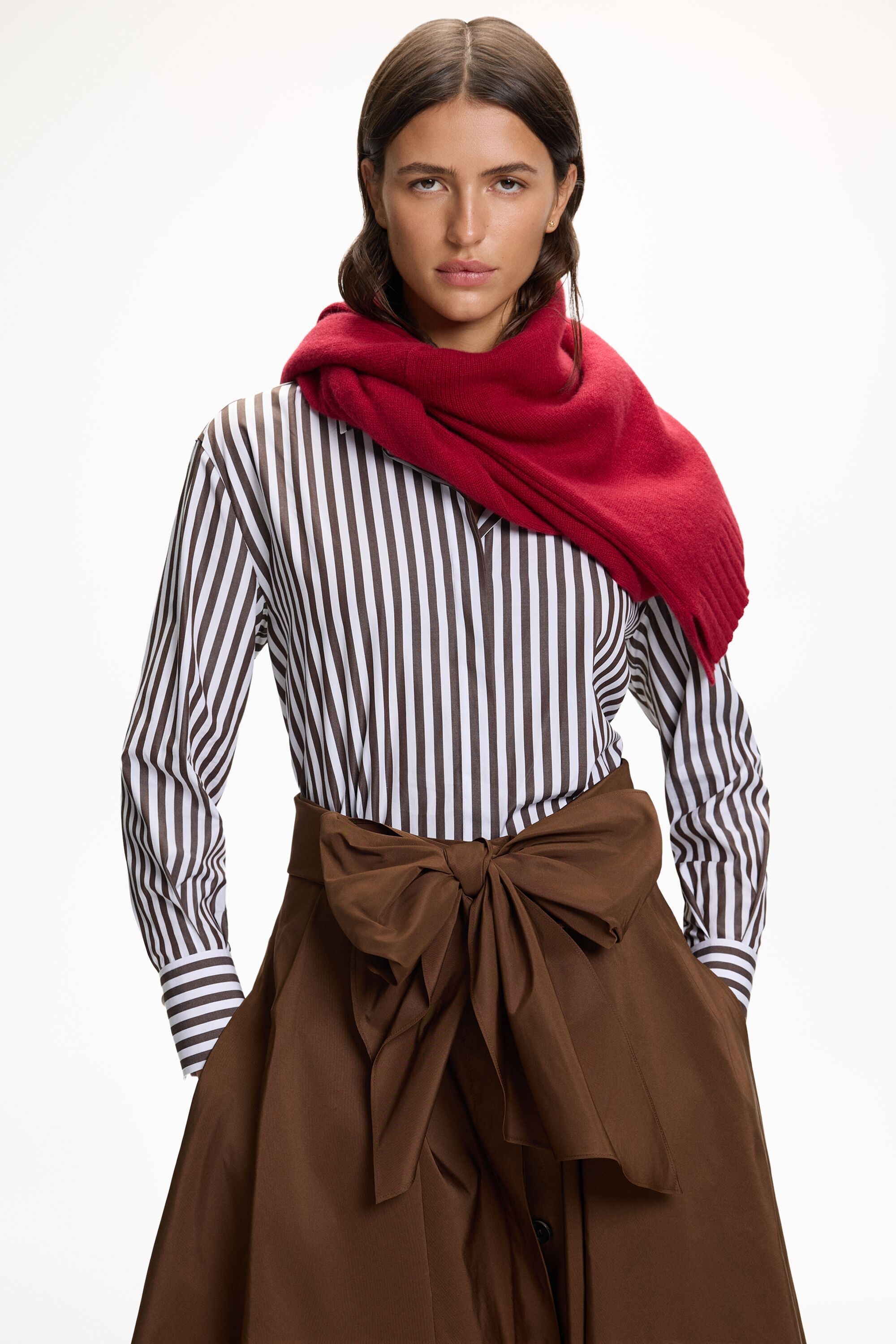 Striped Poplin Straight-Fit Shirt