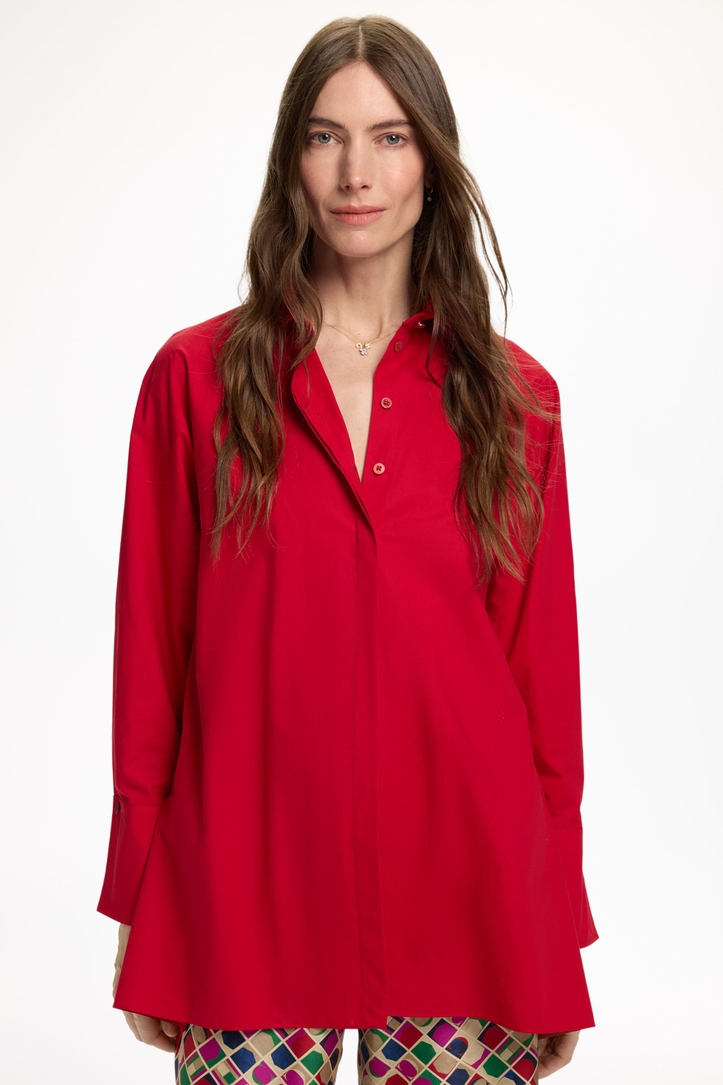 Poplin A-Line Shirt