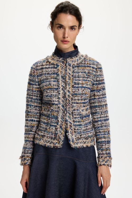 TWEED FITTED JACKET