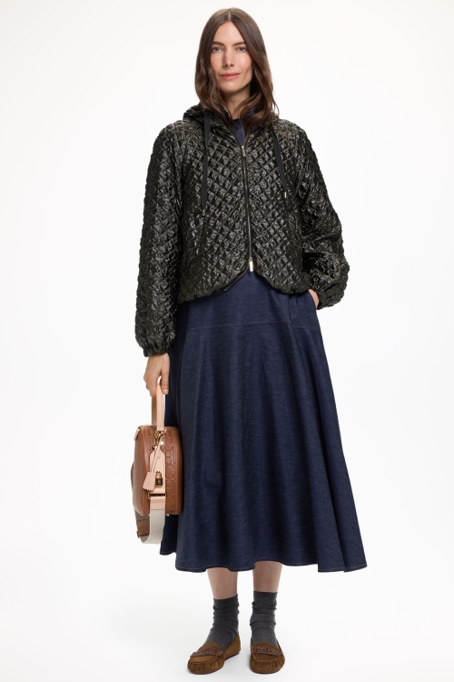 HOODED CLOQUÉ JACKET