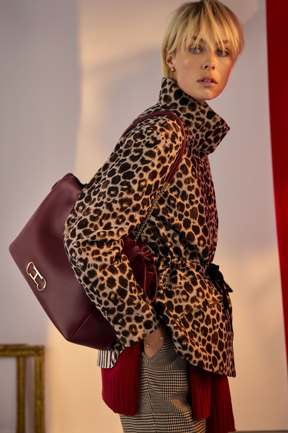 JACQUARD A-LINE JACKET