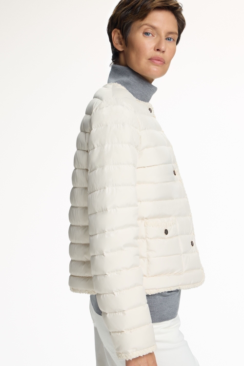 DOWN-QUILTED TECHNICAL STRAIGHT-FIT JACKET