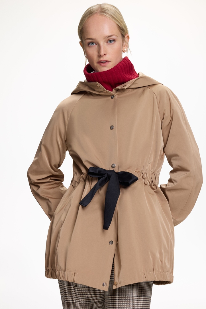 Hooded Technical Straight-Fit Jacket