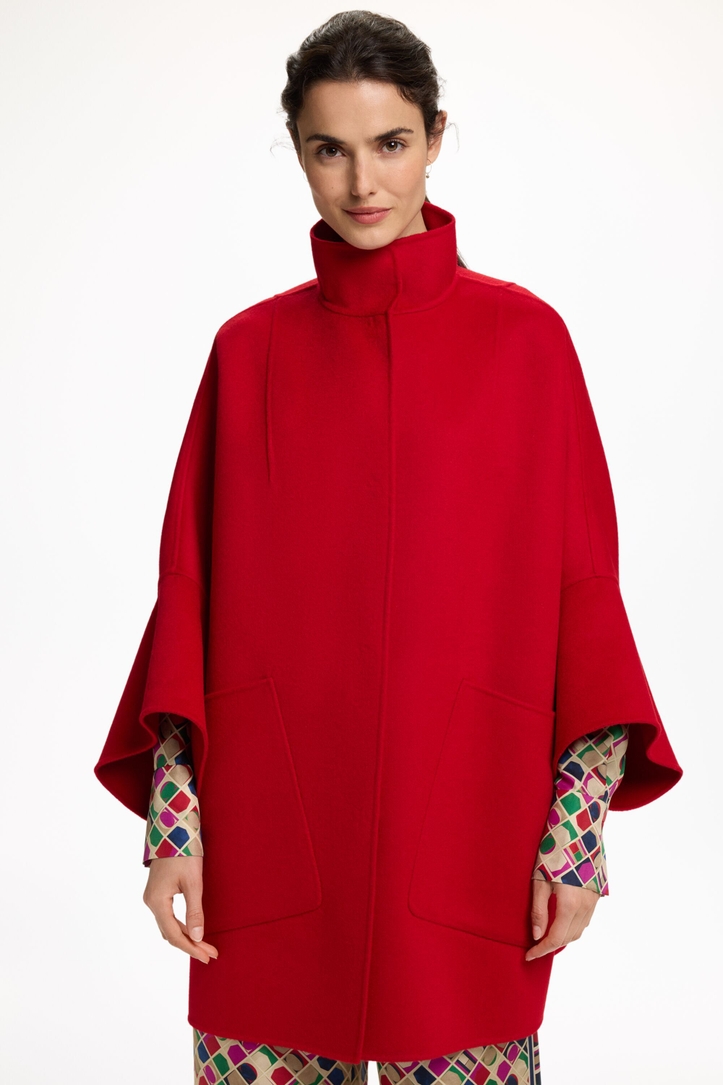 Double-Faced Wool Cape