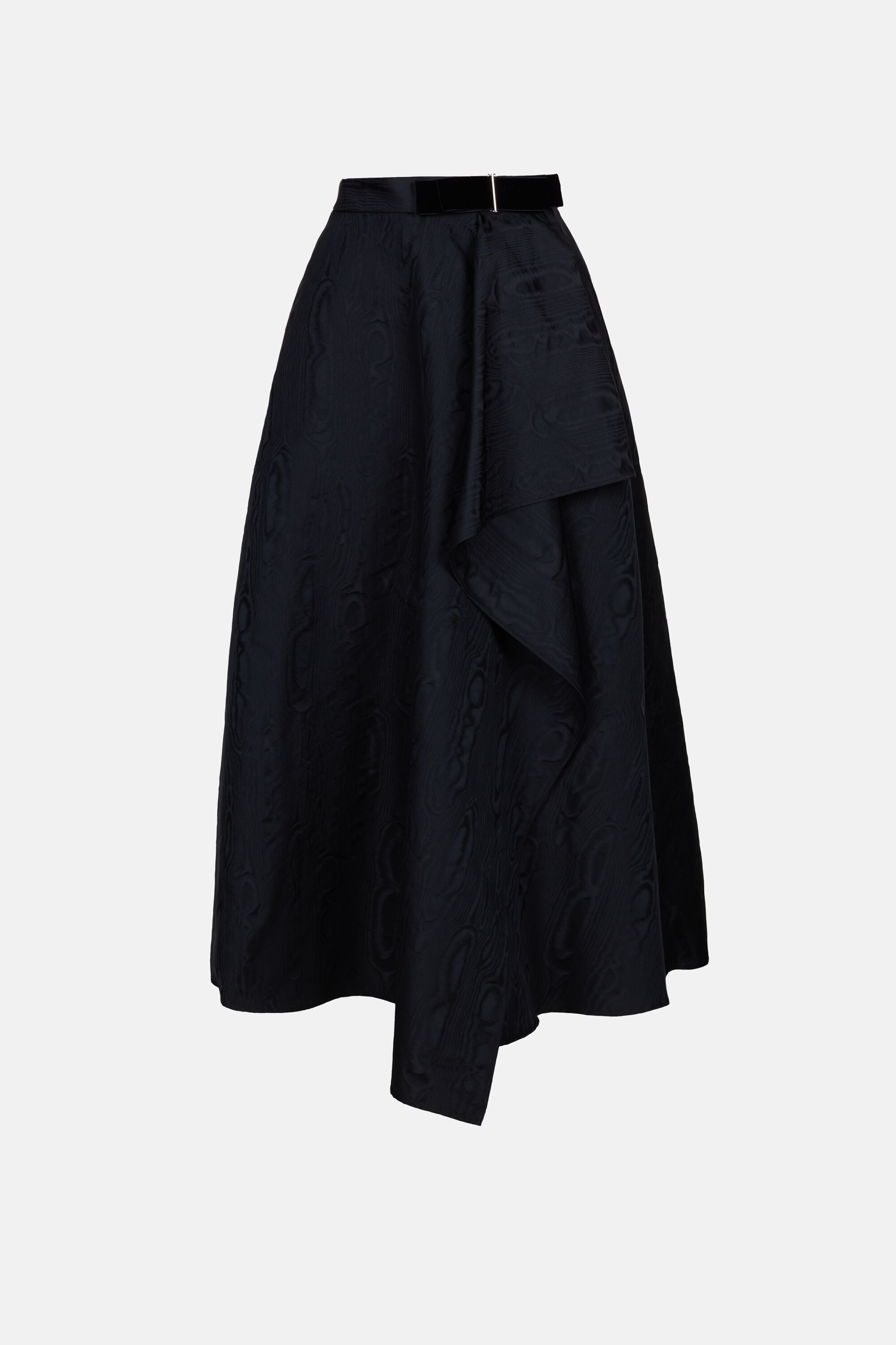 Moire Midi Skirt black - CH Carolina Herrera United States