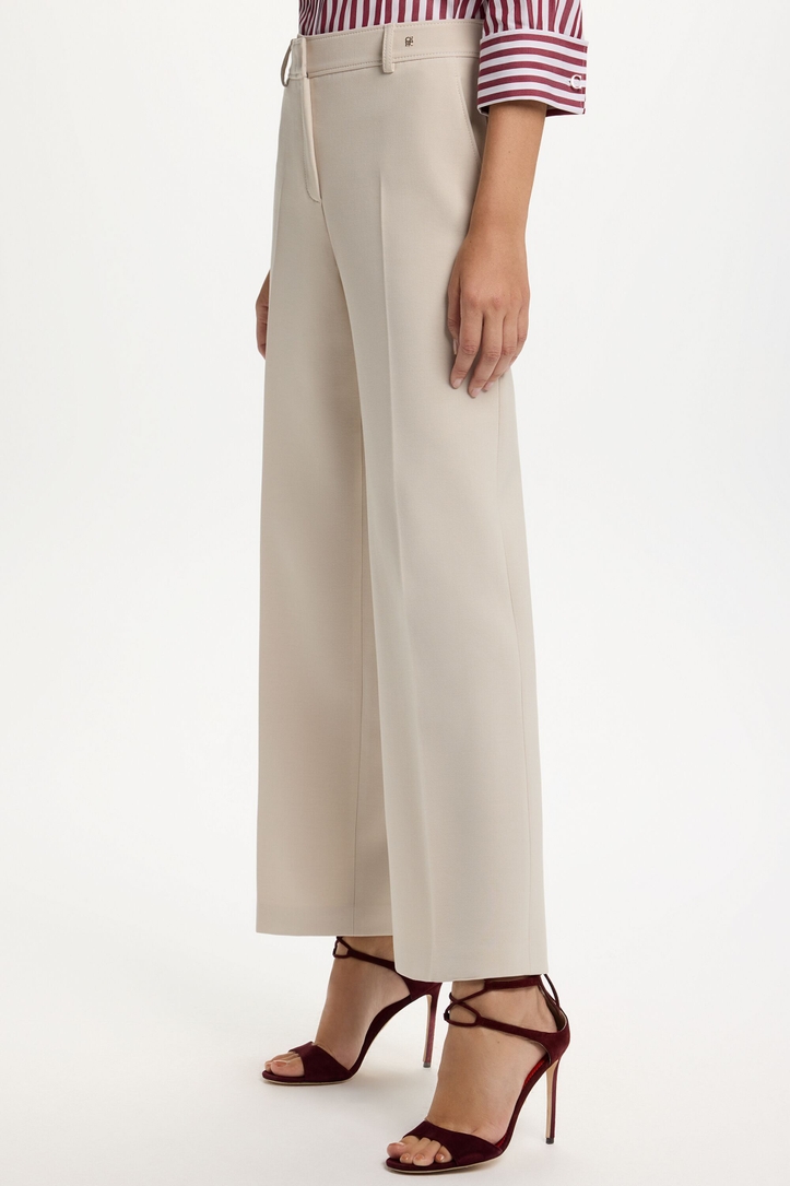 Crepe Flared Pants