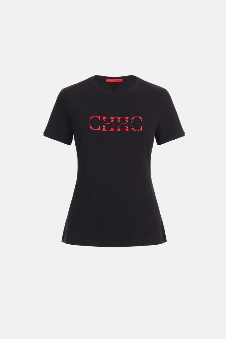 CH T-Shirt with Rhinestones