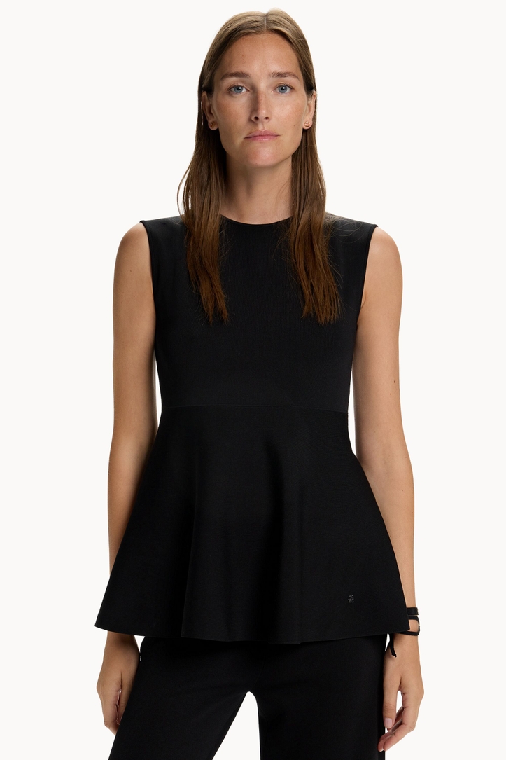 Full Needle Peplum Top
