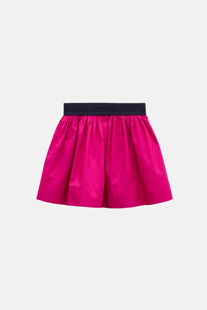 Taffeta Skirt with Belt