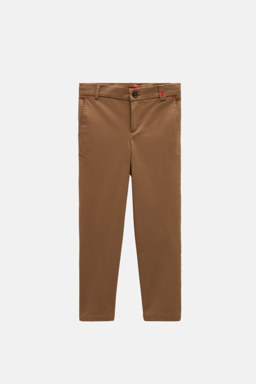 COTTON MICRO TWILL REGULAR FIT CHINOS