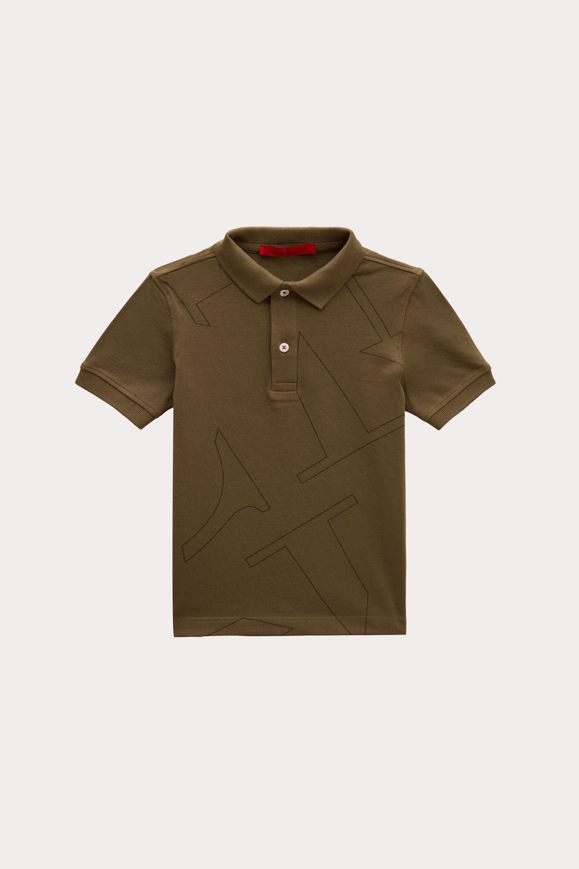 CH Print Piqué Polo Shirt