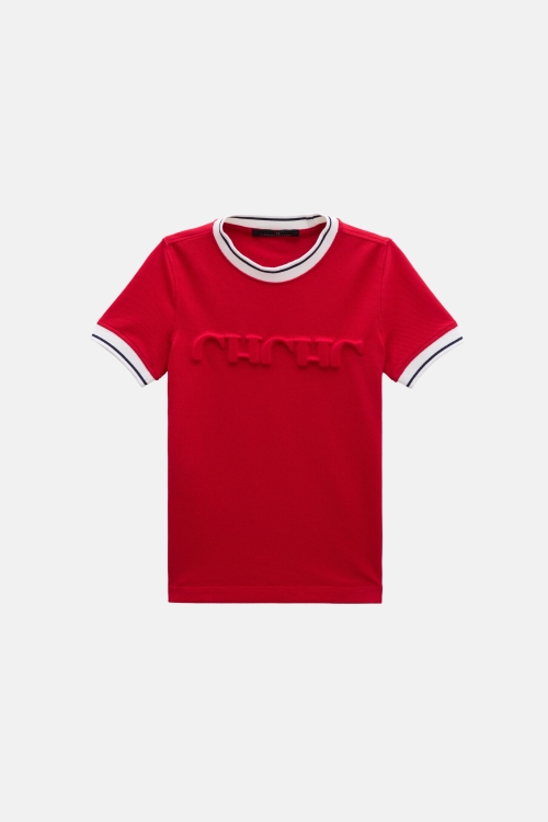 CH PRINT PIQUÉ T-SHIRT