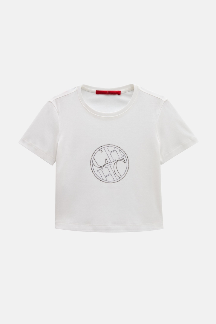 CH T-Shirt with Crystals